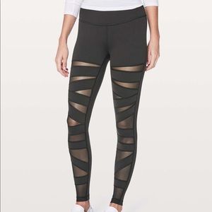 Lululemon Wunder Under High-Rise Tech Mesh Legging